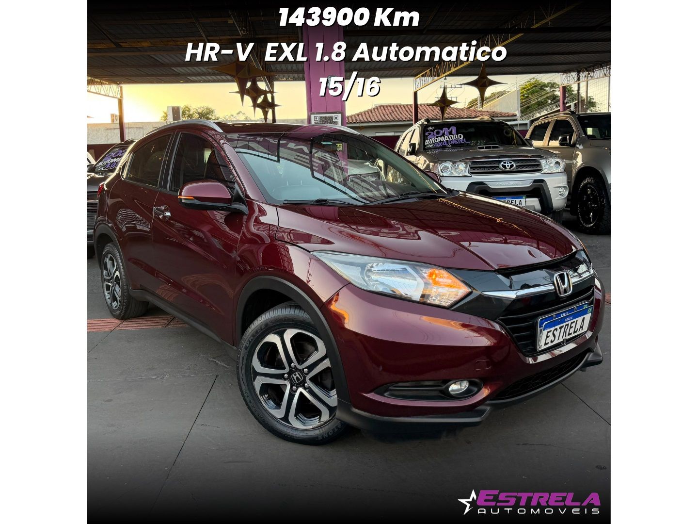 Vista principal de HONDA HR-V EXL 1.8 16v 2016
