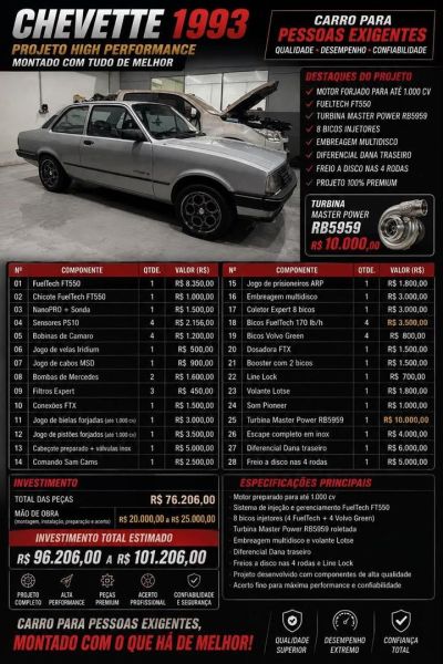 CHEVROLET Chevette L 1.6 1993 - miniatura 13