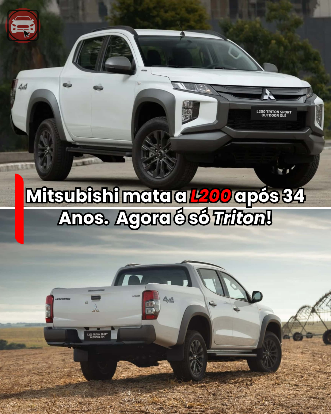 Mitsubishi encerra L200 no Brasil e deixa a Triton